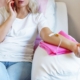 woman receiving NAD+ IV therapy in a clinical setting.