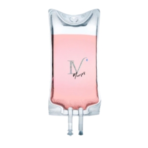 IV bag with the IV Nurses logo. Promotional image for Infectious disease surcharge.