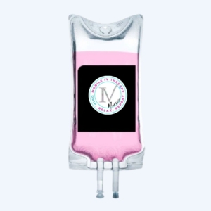 IV bag with the IV Nurses logo. Promotional image for Vitamin B12 treatment.