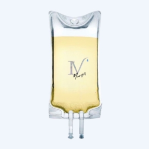 IV bag with the IV Nurses logo. Promotional image for Vitamin B Complex treatment.
